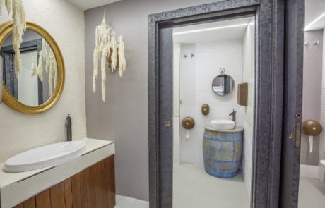 sistema de luz para el baño